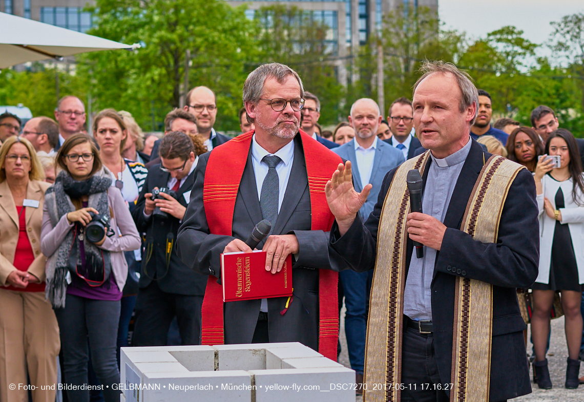 11. Mai 2017 - Grundsteinlegung für die LOGE und dem Kulturquadrat in Neuperlach
